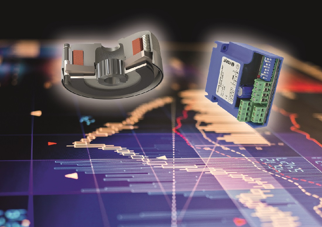 Los nuevos módulos de mayr® como el ROBA®-brake-checker garantizan supervisión y control de frenos inteligente