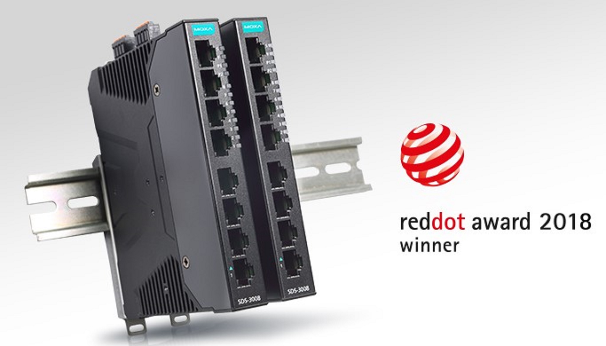 Los conmutadores inteligentes SDS-3008 ganan el premio de diseño Red Dot Award