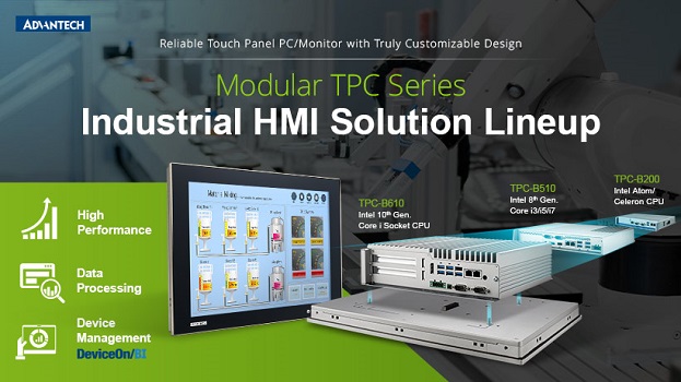 Serie TPC-B610 de Advantech: panel PC táctil industrial de sobremesa de alto rendimiento