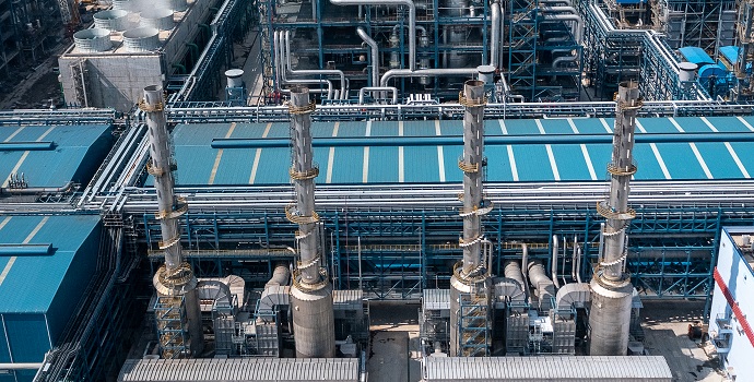 Dürr entrega una de las plantas RTO más grandes del mundo a Yisheng Petrochemical