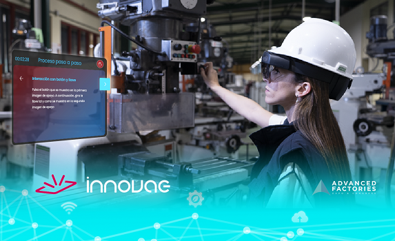 Innovae presentará sus novedades en soluciones de Realidad Virtual y Realidad Aumentada para Industria 4.0 en el Advanced Factories en Barcelona